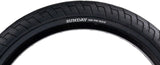 Sunday Street Sweeper Tire - 20 x 2.4, Clincher, Wire, Black/Black