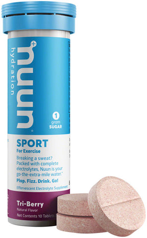 Nuun Sport Hydration Tablets: Tri Berry, Box of 8 Tubes