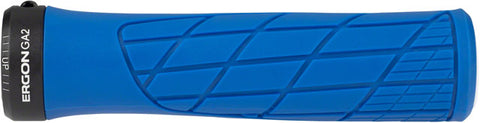 Ergon GA2 Grips - Midsummer Blue, Lock-On