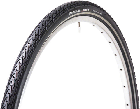 Panaracer TourGuardPlus Tire - 700 x 42, Clincher, Wire, Black/Reflective