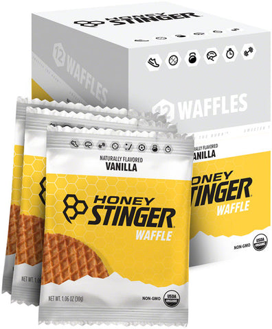 Honey Stinger Organic Waffle - Vanilla, Box of 12