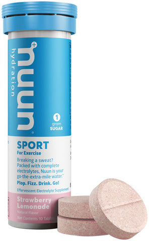 Nuun Sport Hydration Tablets: Strawberry Lemonade, Box of 8 Tubes