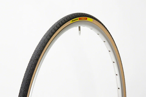 Panaracer Pasela Tire - 700 x 25, Clincher, Wire, Black/Amber