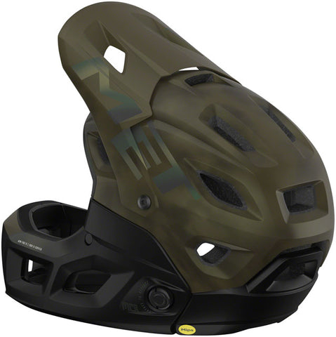 MET Parachute MCR MIPS Helmet - Kiwi Iridescent, Matte, Medium