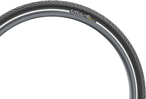 Pirelli Cycl-e DT Sport Tire - 700 x 47, Clincher, Wire, Black, Reflective