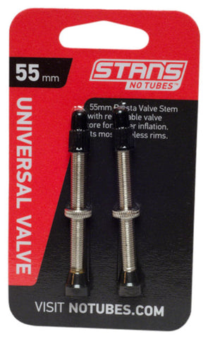 Stan's NoTubes Brass Valve Stems - 55mm, Pair