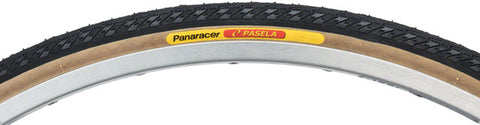 Panaracer Pasela Tire - 27 x 1-1/8, Clincher, Wire, Black/Tan, 60tpi