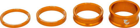 Wolf Tooth Headset Spacer Kit 3, 5, 10, 15mm, Orange