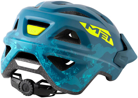 MET Eldar MIPS Kids Helmet - Petrol Blue Camo, Matte, Youth