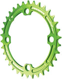 RaceFace Narrow Wide Chainring: 104mm BCD, 36t, Green