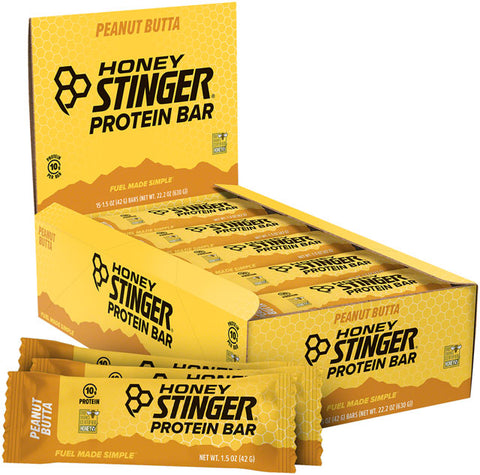 Honey Stinger Protein Bar - Peanut Butta, Box of 15