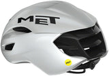 MET Manta MIPS Helmet - White Holographic, Glossy, Medium