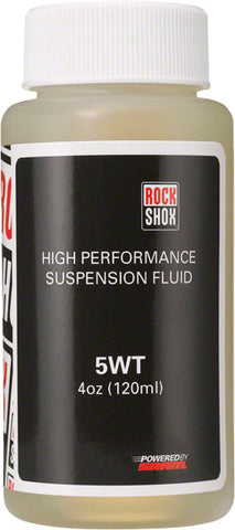 RockShox Suspension Oil, 5wt, 120ml Bottle, Fork Damper