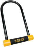 OnGuard BullDog Series U-Lock - 4.5 x 9", Keyed, Black/Yellow, Includes bracket