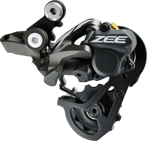 Shimano ZEE RD-M640-SS Rear Derailleur - 10 Speed, Short Cage, Gray, With Clutch, Close Ratio For DH