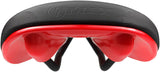 SDG Bel-Air V3 MAX Saddle - Lux-Alloy, Black/Red, Sonic Welded Sides