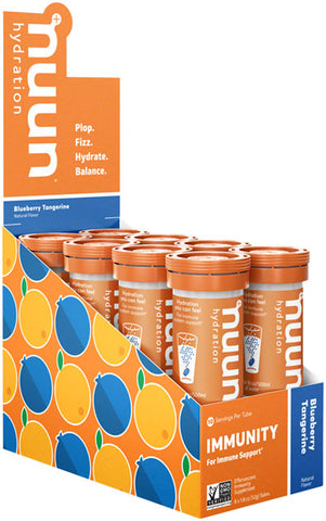 Nuun Immunity Hydration Tablets: Blueberry Tangerine, Box of 8