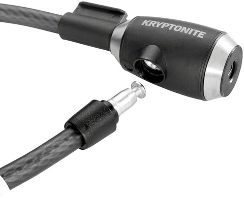 Kryptonite KryptoFlex 1565 Cable Lock - with Key, 2.2' x 15mm