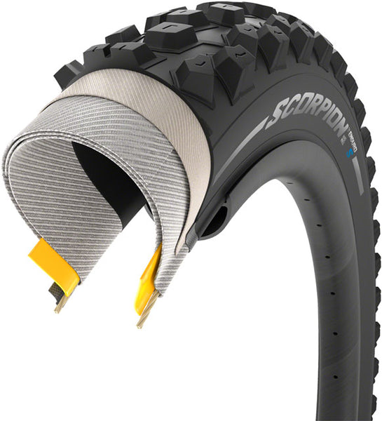 最大57％オフ！ Pirelli Scorpion Enduro S HardWall, Yellow Addition Color Gravity  Tire 29 Tubeless, 2.4, x SmartGrip Folding, Label, フレーム、パーツ 