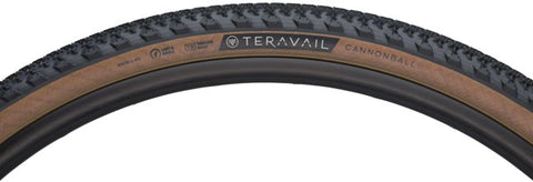 Teravail Cannonball Tire - 650b x 40, Tubeless, Folding, Tan, Light and Supple
