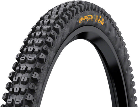 Continental Kryptotal Front Tire - 27.5 x 2.4, Tubeless, Folding, Black, SuperSoft, DH