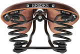 Brooks Flyer Saddle - Steel, Antique Brown