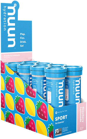 Nuun Sport Hydration Tablets: Strawberry Lemonade, Box of 8 Tubes