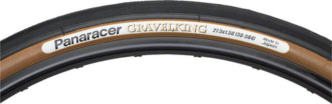 Panaracer GravelKing Tire - 650b x 38, Tubeless, Folding, Black/Brown
