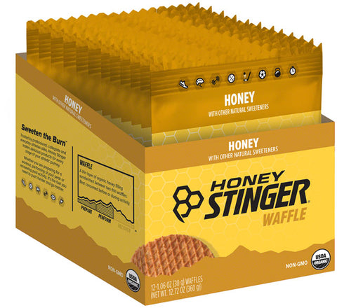 Honey Stinger Organic Waffle - Honey, Box of 12