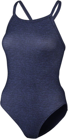TYR Lapped Diamond Swim Suit - Women's, Navy, Size 30