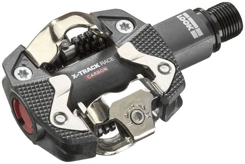 LOOK X-TRACK RACE CARBON Pedals - Dual Sided Clipless, Chromoly, 9/16