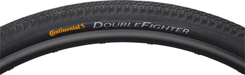Continental Double Fighter III Tire - 700 x 35, Clincher, Wire, Black