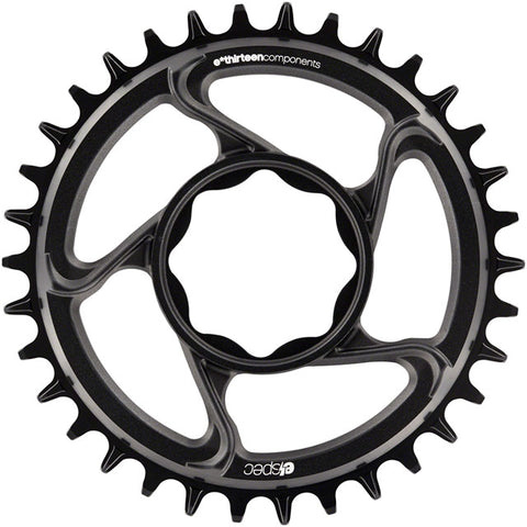 e*thirteen e*spec Direct Mount Chainring - 34t, 11/12 Speed, For TQ CL55, Black