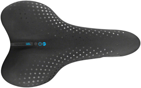 Selle San Marco Trekking Gel Saddle - Steel, Black, Men's, Small, Gel