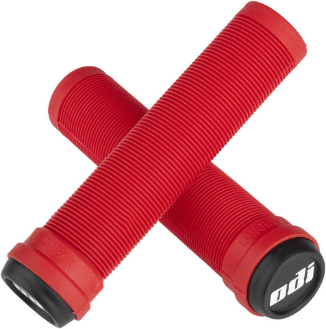 ODI Flangeless Longneck Grips - Red