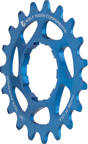 Wolf Tooth Single Speed Aluminum Cog: 19T, Compatible with 3/32