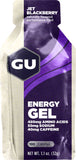 GU Energy Gel - Jet Blackberry, Box of 24