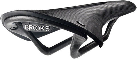 Brooks C13 Carved Saddle - Carbon, Black, 145mm