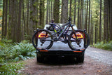 Piston Pro X Hitch Bike Rack - 2-Bike, 2" Receiver, LED Lights with 4-Pin Plug, Kashima Coat, Galaxy Gray