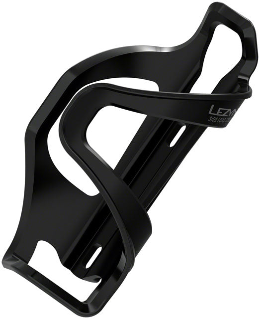 Lezyne Flow SL Water Bottle Cage - Left Side Entry, Enhanced Graphics, Black