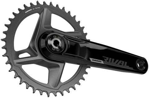 SRAM Rival 1 AXS Wide Crankset - 175mm, 12-Speed, 46t, 8-Bolt Direct Mount, DUB Spindle Interface, Black, D1