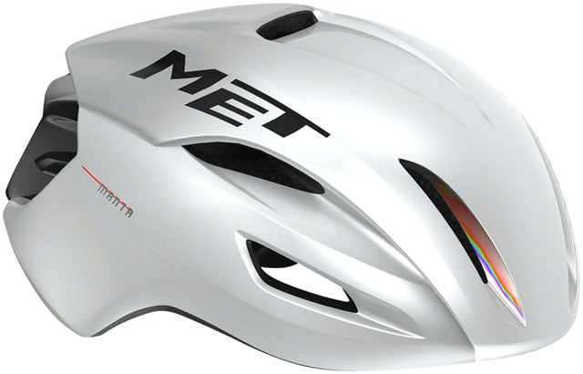 MET Manta MIPS Helmet - White Holographic, Glossy, Large