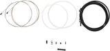Jagwire Road Elite Sealed Brake Cable Kit - SRAM/Shimano, Ultra-Slick Uncoated Cables, Black
