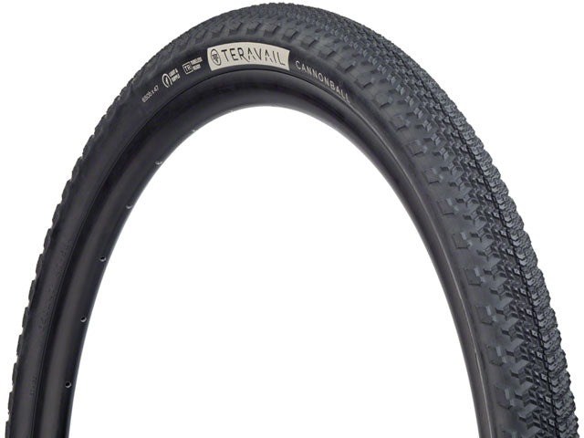 Teravail Cannonball Tire - 650b x 47, Tubeless, Folding, Black, Durable, Fast Compound