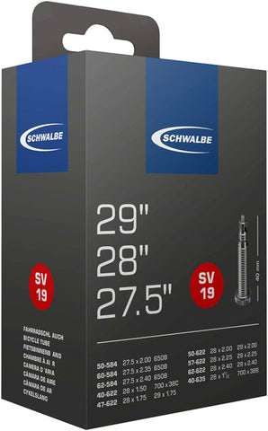 Schwalbe Standard Tube - 27.5 x 1.5 - 2.4, 40mm Presta Valve