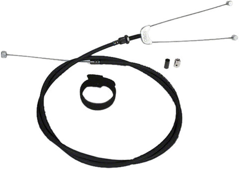 Odyssey Adjustable Linear Quik-Slic Kable Brake Cable - 1.5mm, Black