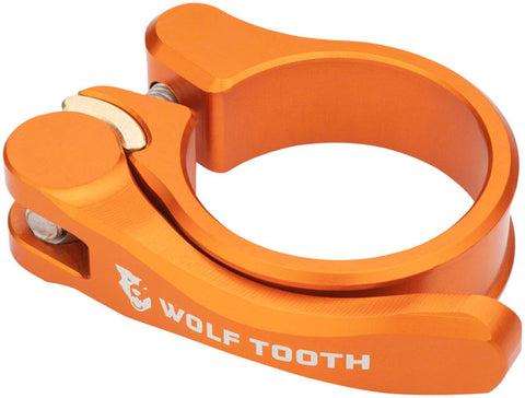 Wolf Tooth Components Quick Release Seatpost Clamp - 34.9mm, Orange