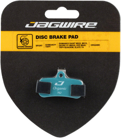 Jagwire Sport Organic Disc Brake Pads - For Shimano Deore XT M8020, Saint M810/M820, and Zee M640