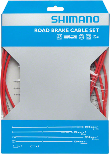shimano mtb brake cable and housing set