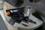 Wolf Tooth 6-Bit Hex Wrench Multi-Tool with Keyring - Black